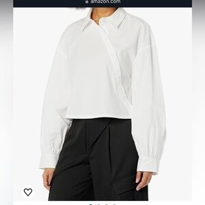 The Drop Button Down Medium Blouse